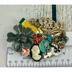 Bling Western Belt Buckle: Upcycled Art Deco Cowgirl Buckle